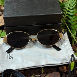 Sojo Gold Trim Sunlgasses